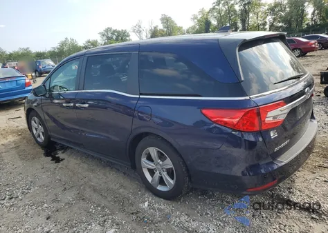 2019 Honda Odyssey Exl z USA, uszkodzony, nr VIN 5FNRL6H71KB036125